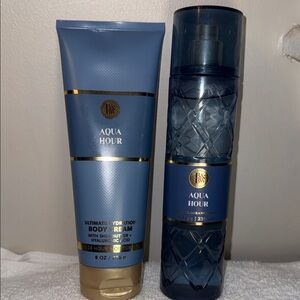Aqua Hour Body Cream and Fragrance Mist Set